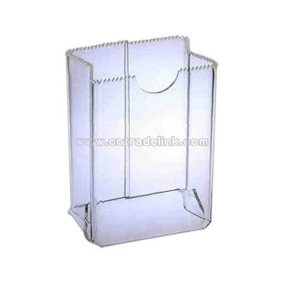 Acrylic grocery bag shape pencil cup
