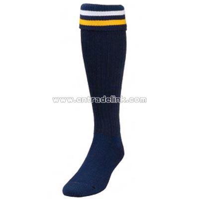 Acrylic nylon custom soccer sock