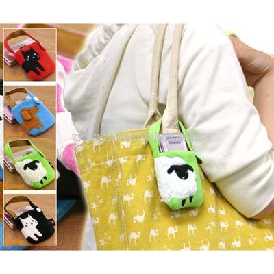 Adorable Animal Convenient Attachable Cell Phone Pouch