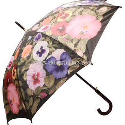 Adult S. Pansies Umbrella