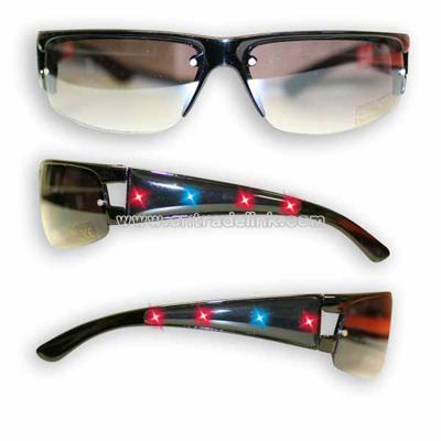 Adult light up LED sunglasses