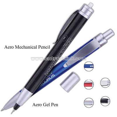 Aerodynamic retractable mechanical pencil