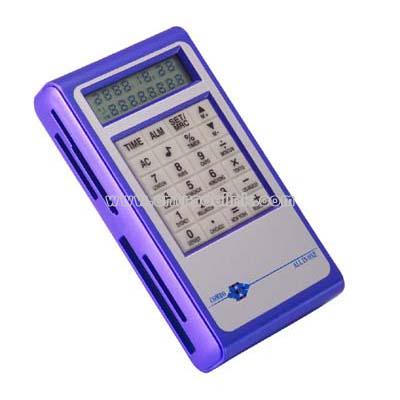 All-In-1 Card Reader With Calculator