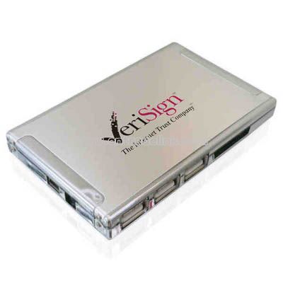 All in one card reader and USB hub
