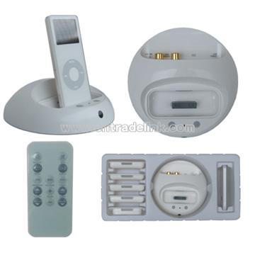 All-in-one iPod Docking and Charging Cradle for iPod