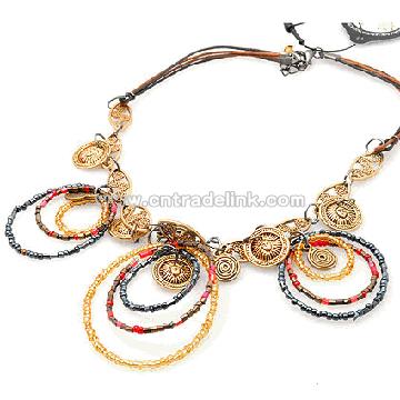 Alloy Beads Necklace