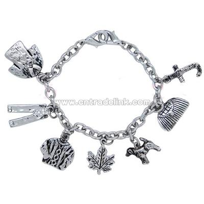 Alloy Charm Bracelet