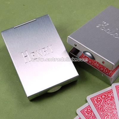 Aluminium Box Playing Card Set