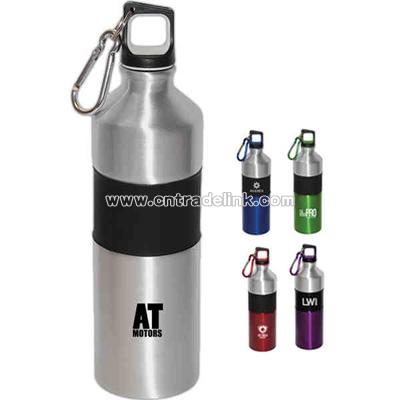 Aluminum 750 ml (25 oz) sports water bottle