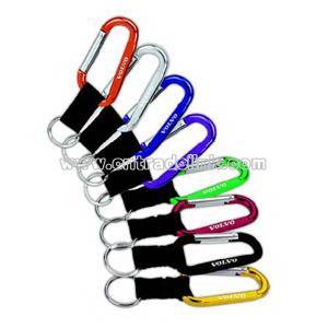 Aluminum Carabiner Type Key Holder