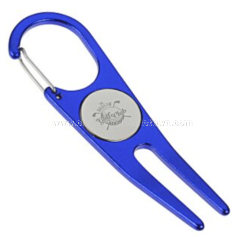 Aluminum Divot Tool with Ball Marker