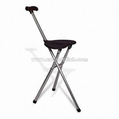 Aluminum Tripod Seat Cane Crutches