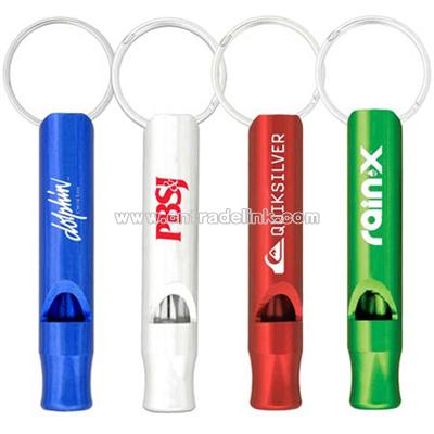 Aluminum Whistle Keychain