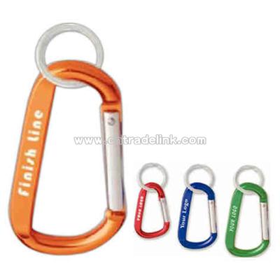 Aluminum carabiner key holder