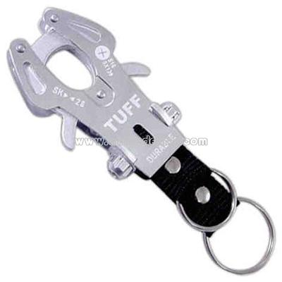 Aluminum carabiner with combination hook