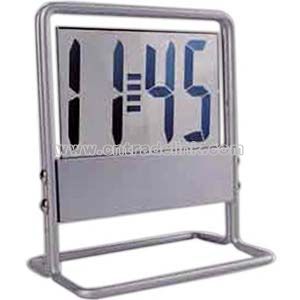 Aluminum frame LCD digital clock