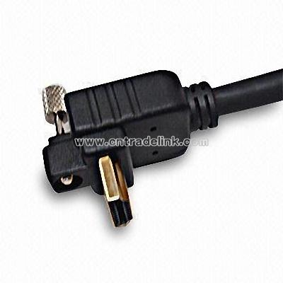 Angle HDMI Locking Cable