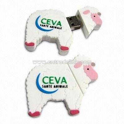 Animal PVC USB Flash Drives