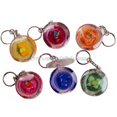 Animal lip gloss key chain