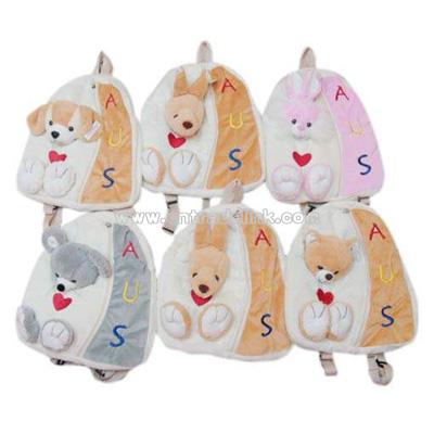 Animals Plush Backpack