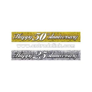 Anniversary fringe banner