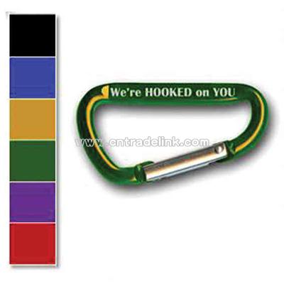 Anodized aluminum carabineer