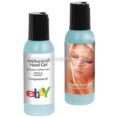 Anti-bacterial Hand Gel with 4 Color Process Label - 2oz