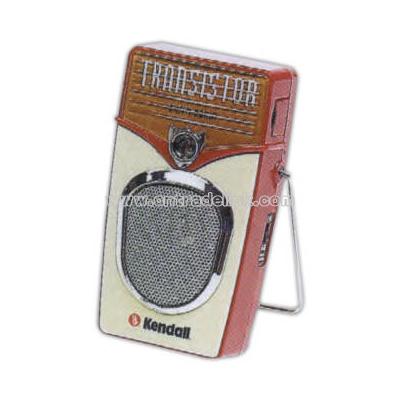 Antique style replica radio, receives AM/FM broadcasts