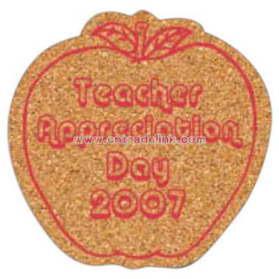 Apple Shape Cork coaster