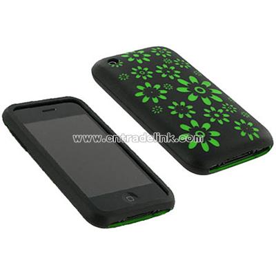 Apple iPhone 3G/ 3GS Neon Flower Hard Case