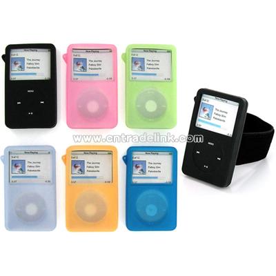 Apple iPod Classic 80G 120G Silicone Case Armband