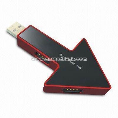 Arrow Shaped Four Port USB HUB