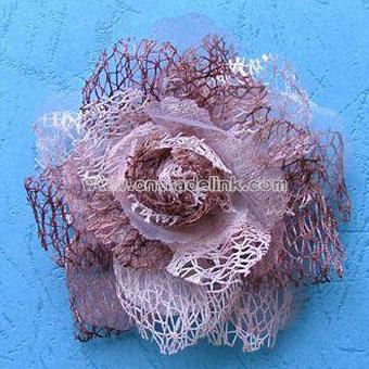Artificial Flower Brooch