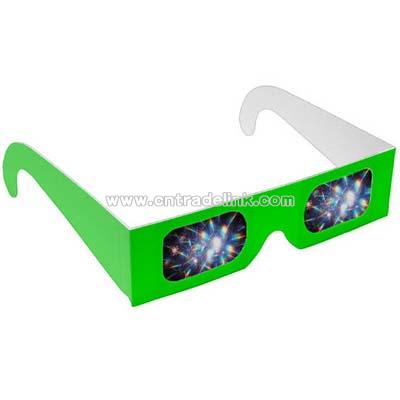 Assorted neon frame 3-D eyeglasses