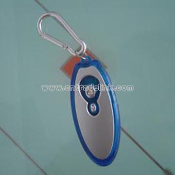 Auto scan FM radio With metal carabiner