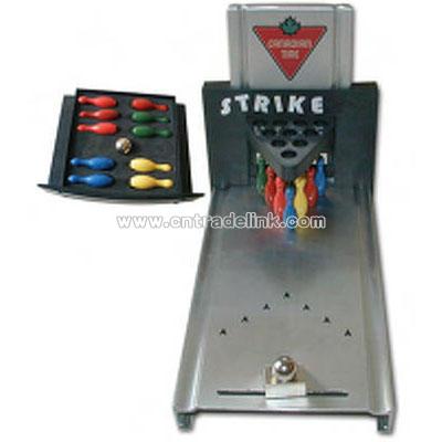 Automatic bowling executive game desk set