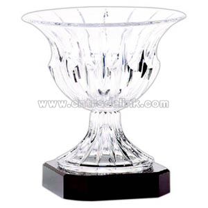 Award vase in 24% lead crystal