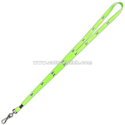 Awareness pre-printed lanyard