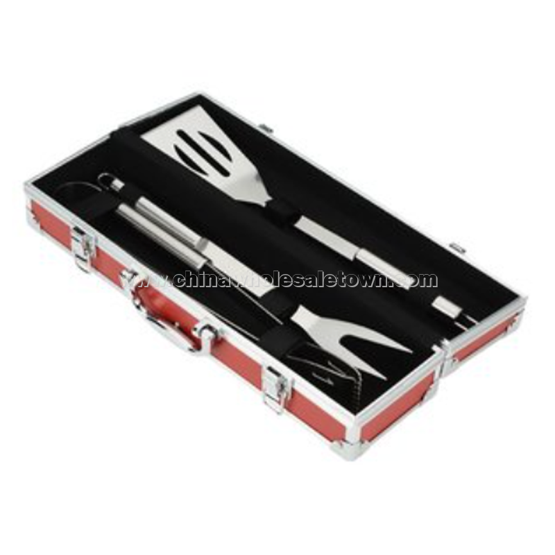 BBQ Set in Aluminum Case