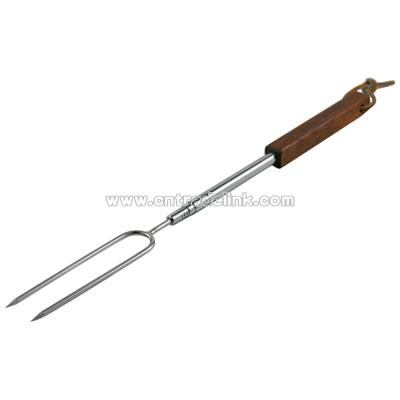 BBQ Telescoping Fork with Rosewood Handle