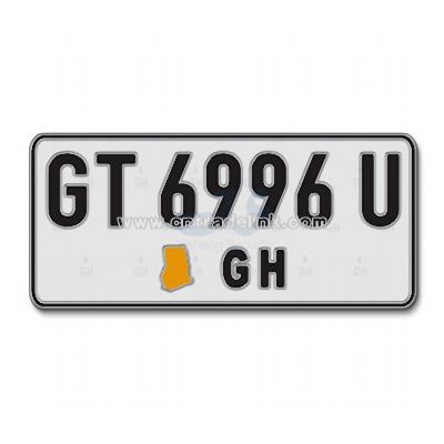 BF Number Plate