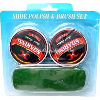 BRUSH&SHOE POLISH 2 PC.SET