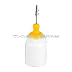 Baby Bottle Stress Ball Memo Holder