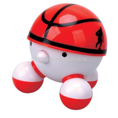 Backetball shaped mini massager