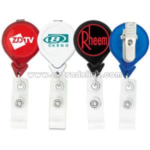 Badge Holder With Clear Clip