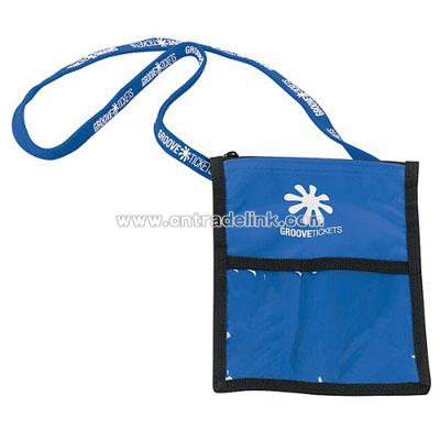 Badge Holder with Lanyard