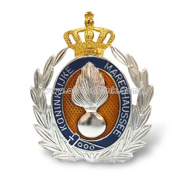 Badge Made of Aluminum with Two-Tune Coating