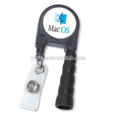 Badge Reel w/Pen Holder