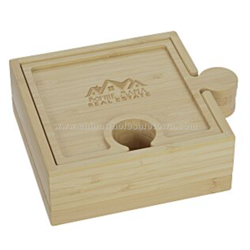 Bamboo Puzzle Entertainment Set