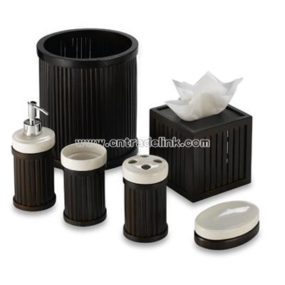 Bamboo Slat Bath Ensemble